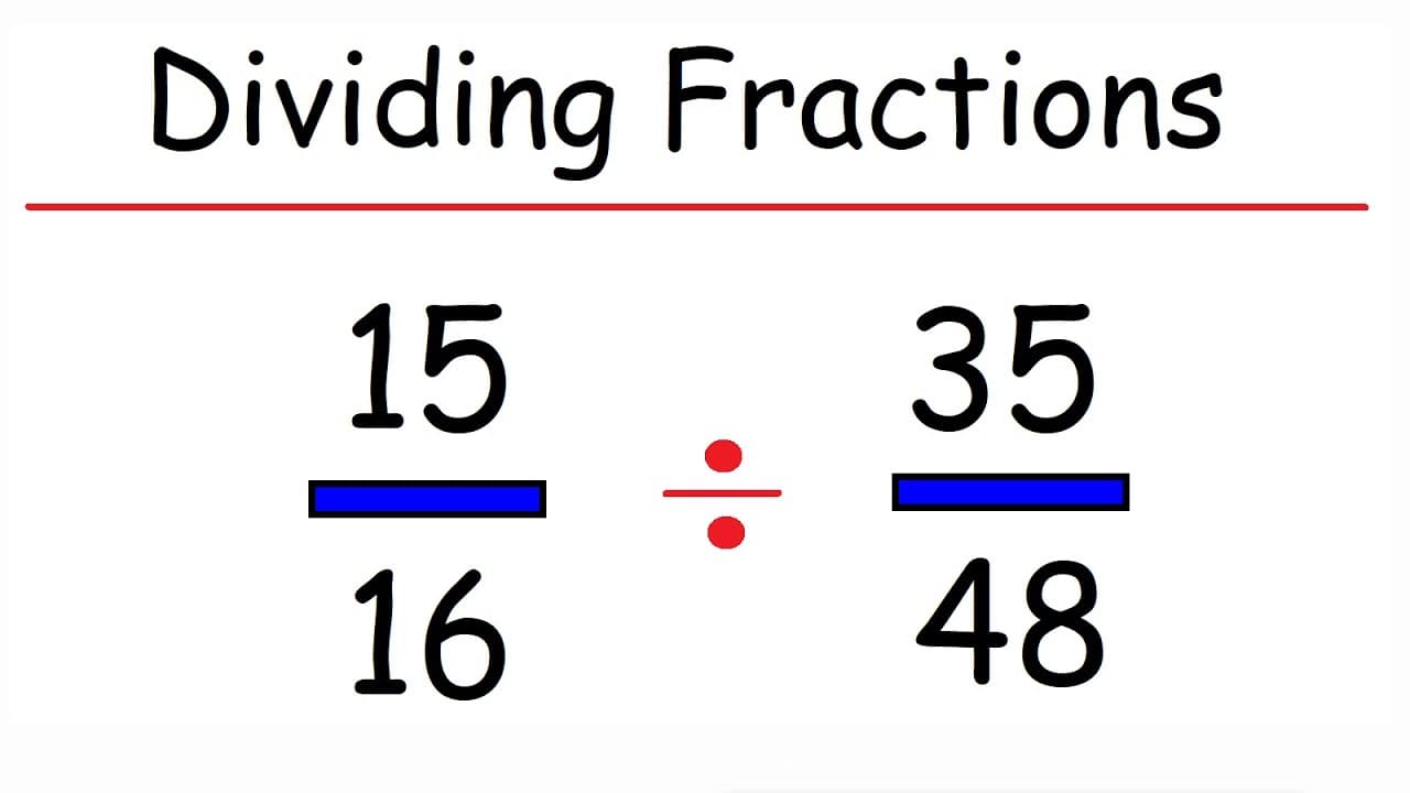 How to Divide Fractions Using Cancellation and Keep Change Flip