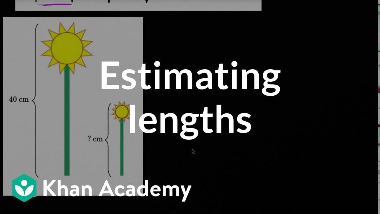 Estimating Lengths Using Reference Units