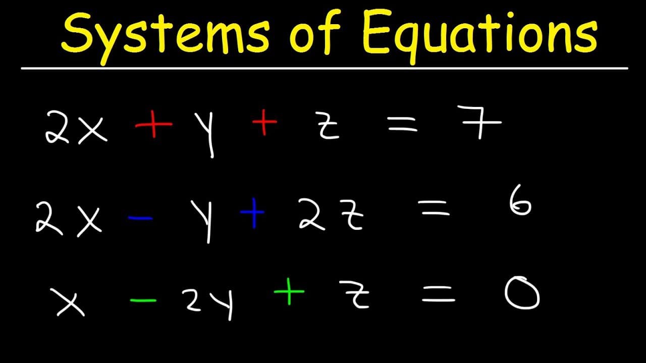 Solving Systems of Equations with Three Variables and Real-World Applications