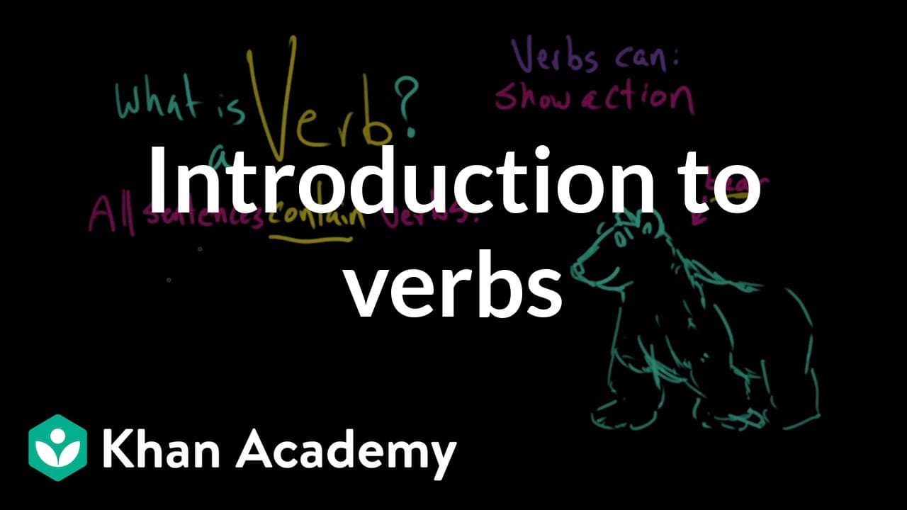 Introduction to Verbs as Action Words