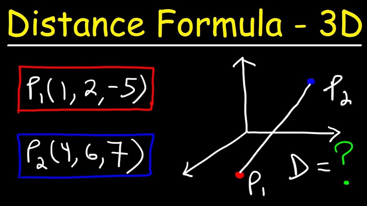 How to Calculate Distance in 3D Space