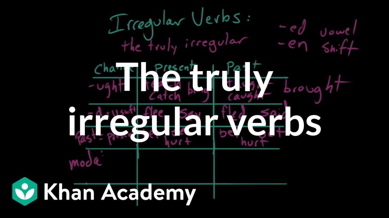 Exploring the Truly Irregular Verbs in English