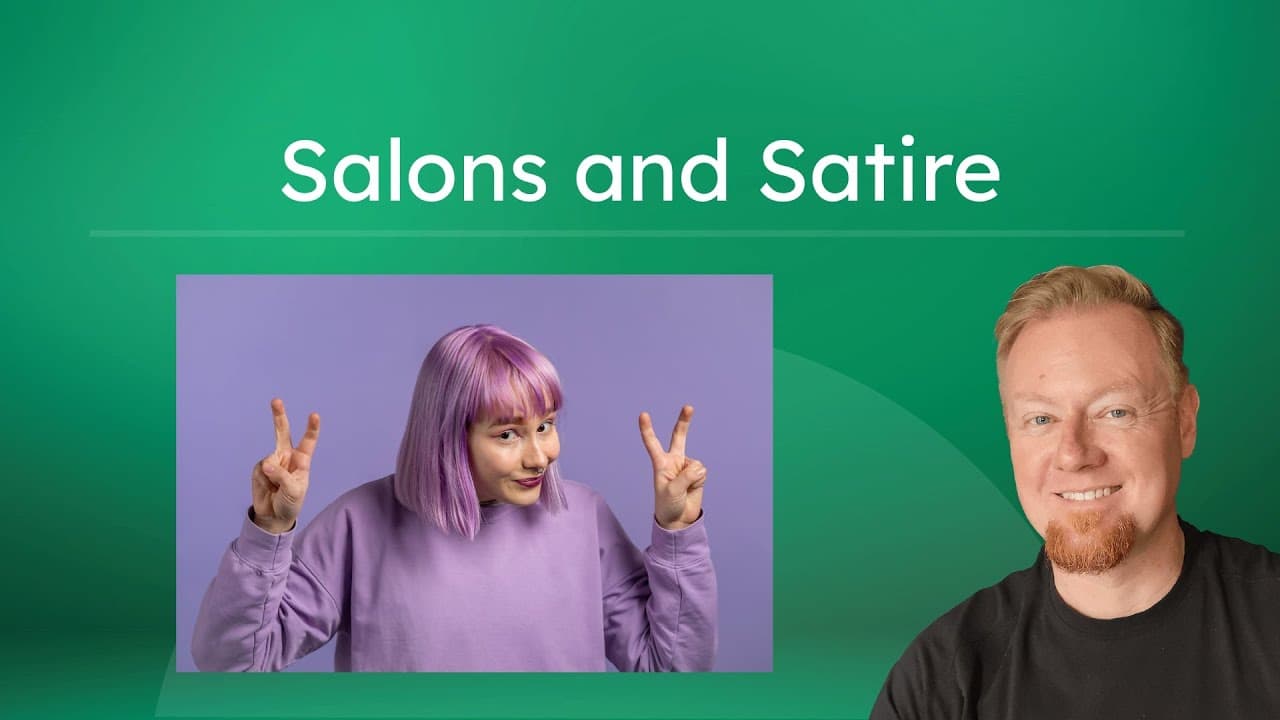 Women of the Enlightenment: Salons, Coffeehouses, and Satire