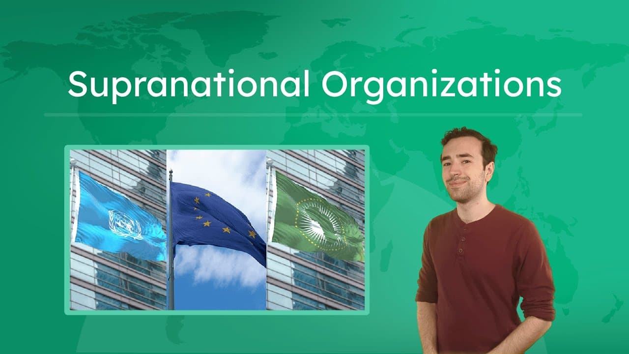 Global Teamwork: Exploring Supranational Organizations