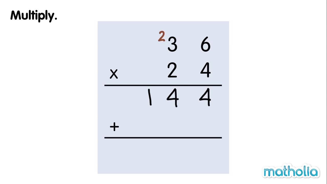 Multiplying Two-Digit Numbers Using the Standard Algorithm