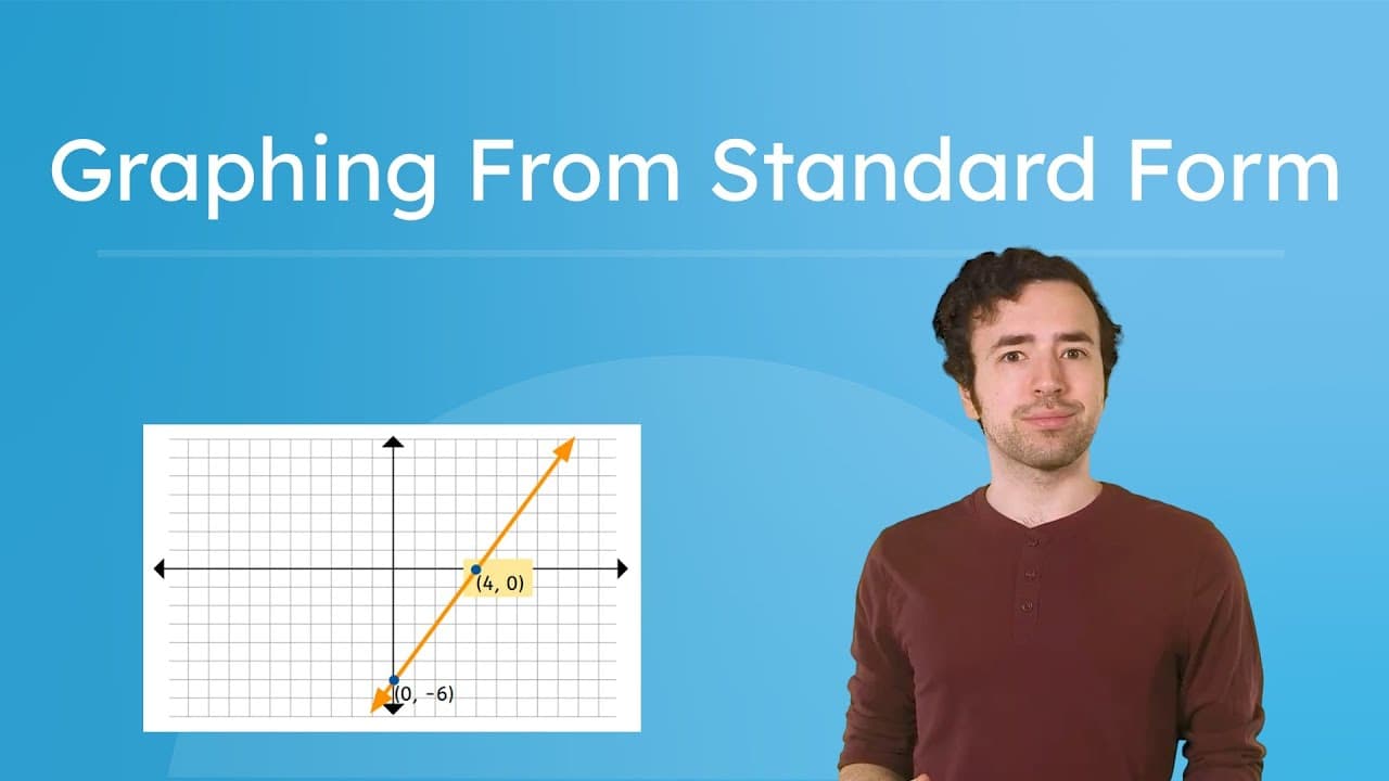 How to Graph Linear Equations Using Standard Form