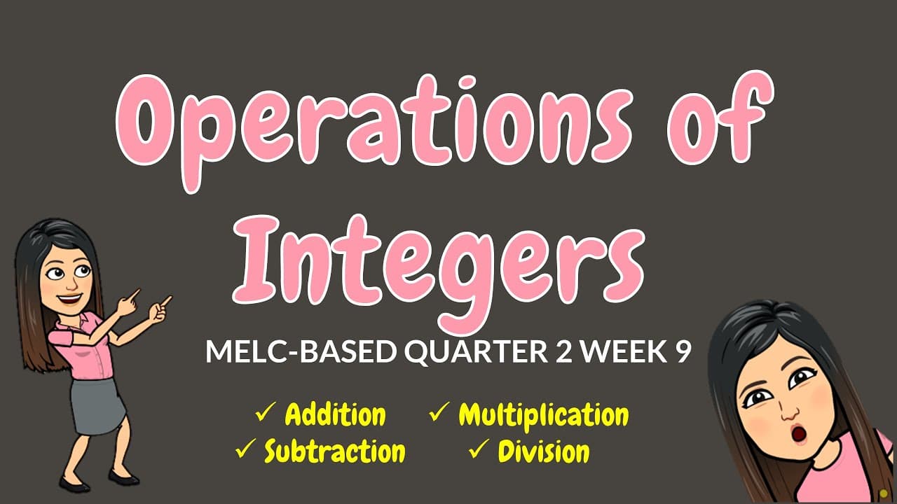 Mastering Operations with Integers: Add, Subtract, Multiply, and Divide
