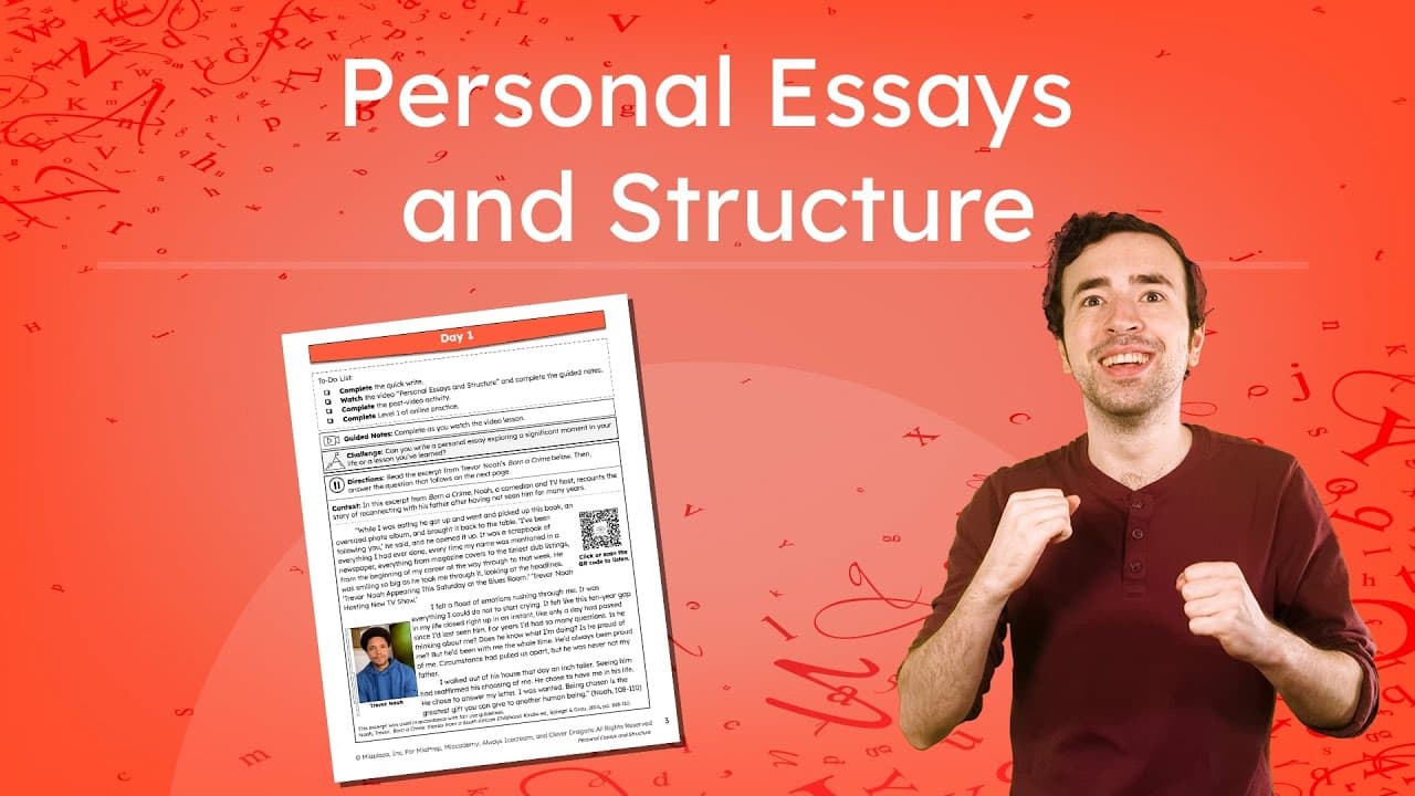 How to Structure and Write a Personal Essay