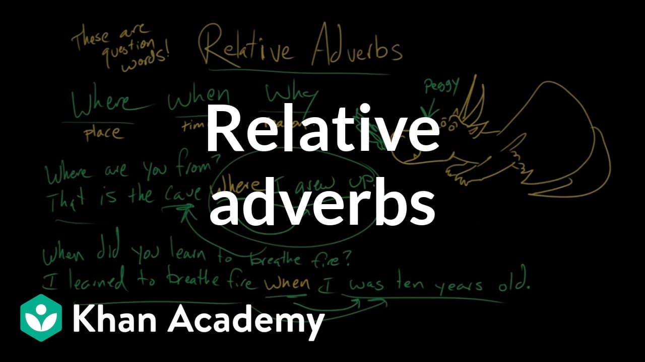 How to Use Where, When, and Why as Relative Adverbs