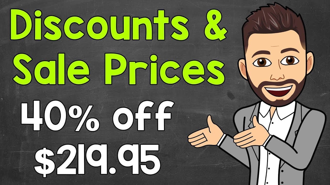 How to Calculate Discounts and Sale Prices