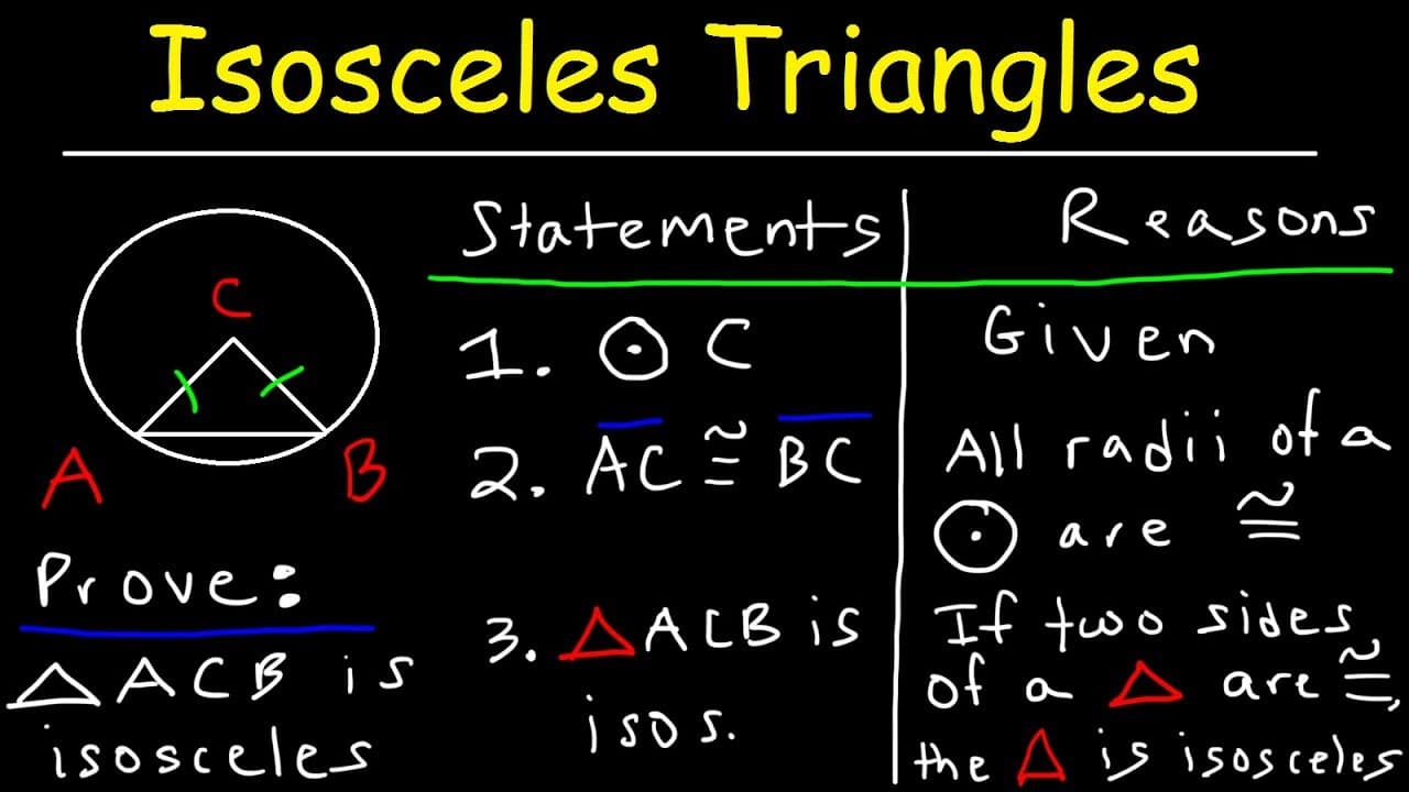 Mastering Isosceles Triangle Proofs in Geometry