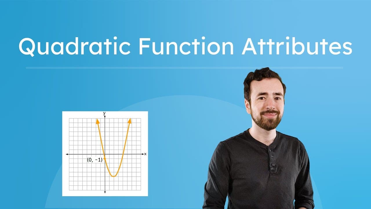 Identifying Key Attributes of Quadratic Function Graphs