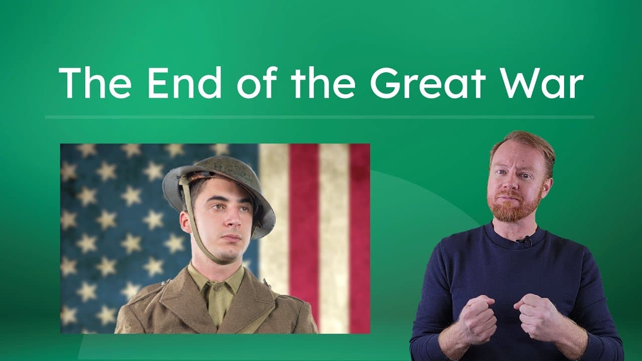 Global Conflict and Total War: The End of World War I