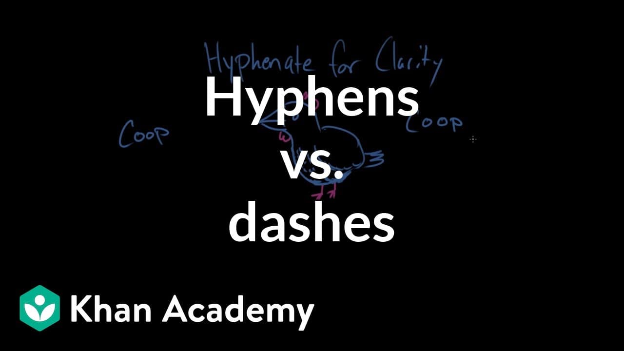 How to Use Hyphens to Connect Words