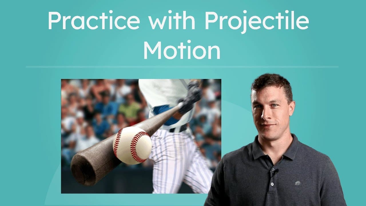 Solving Projectile Motion with Backyard Fireworks