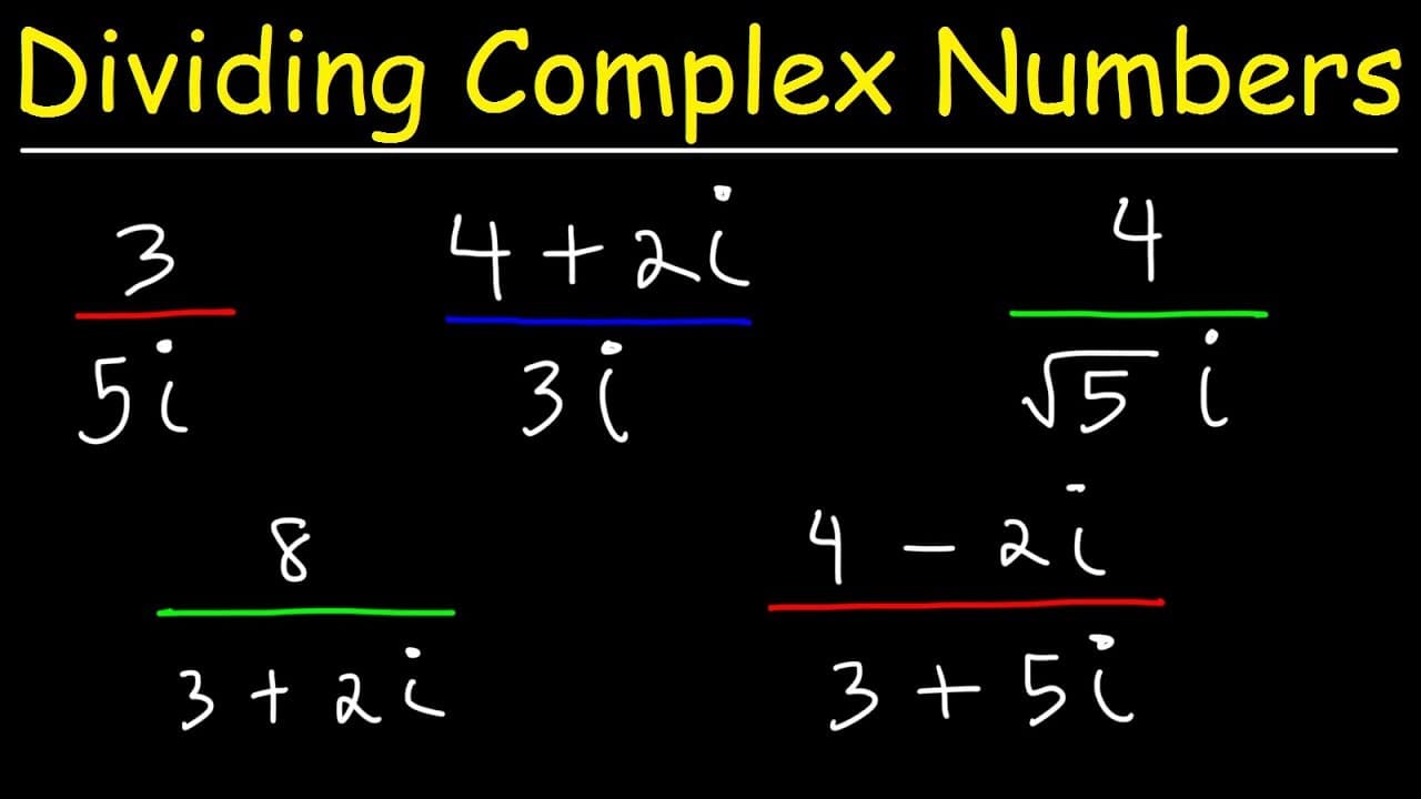 Dividing Complex Numbers and Rationalizing the Denominator