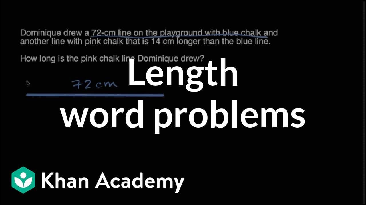 Solving Length Word Problems Step-by-Step