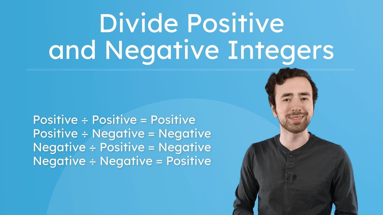 Mastering Division with Positive and Negative Integers