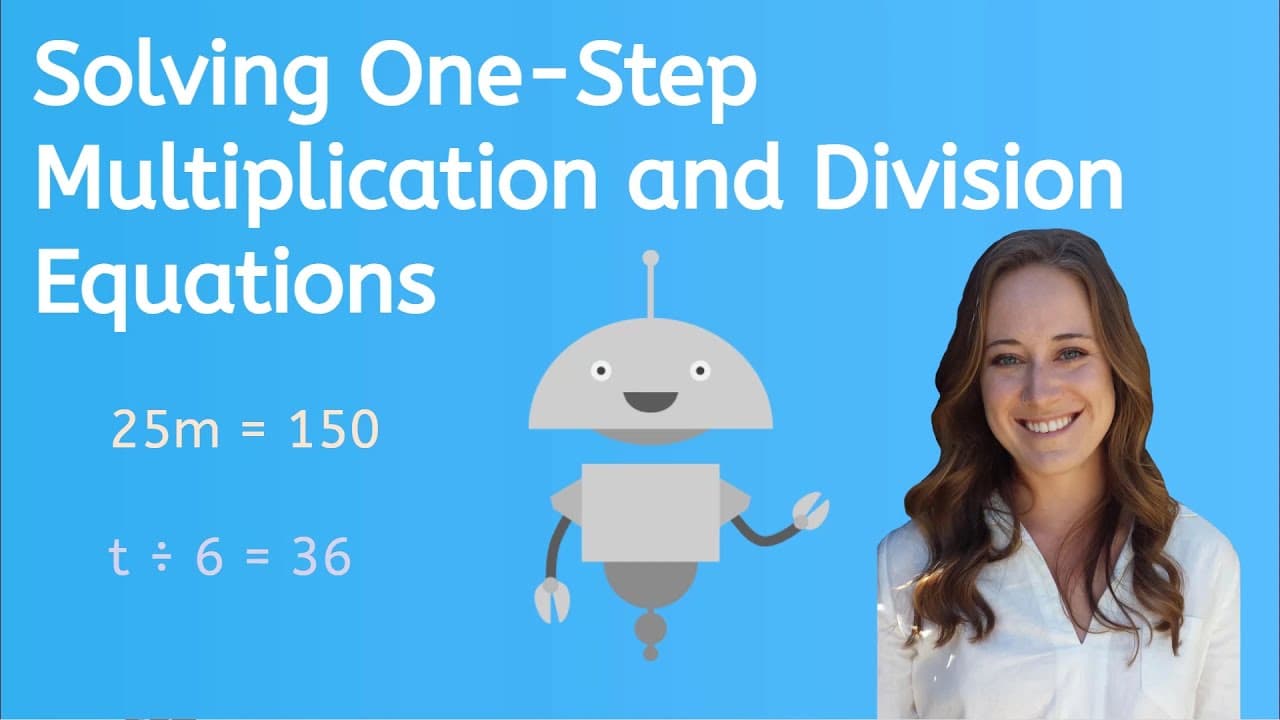 Mastering One-Step Multiplication and Division Equations