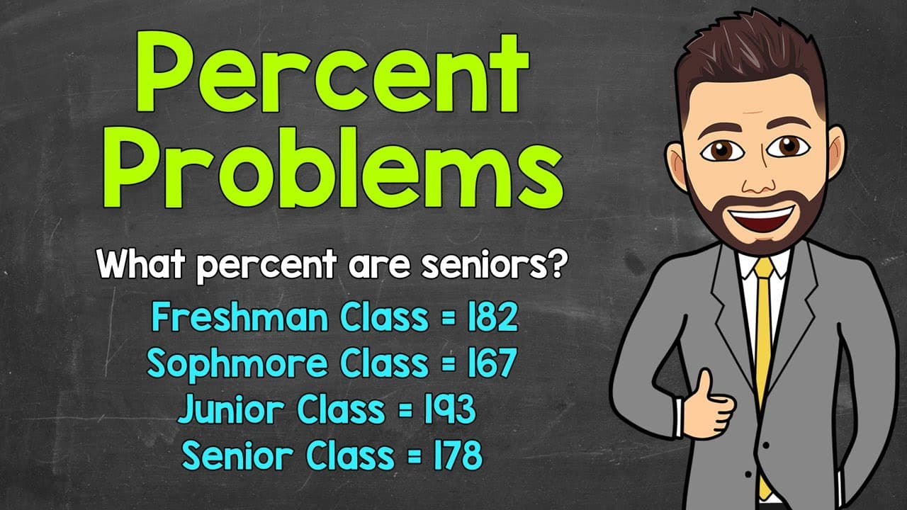 How to Solve Percent Word Problems Using Equations