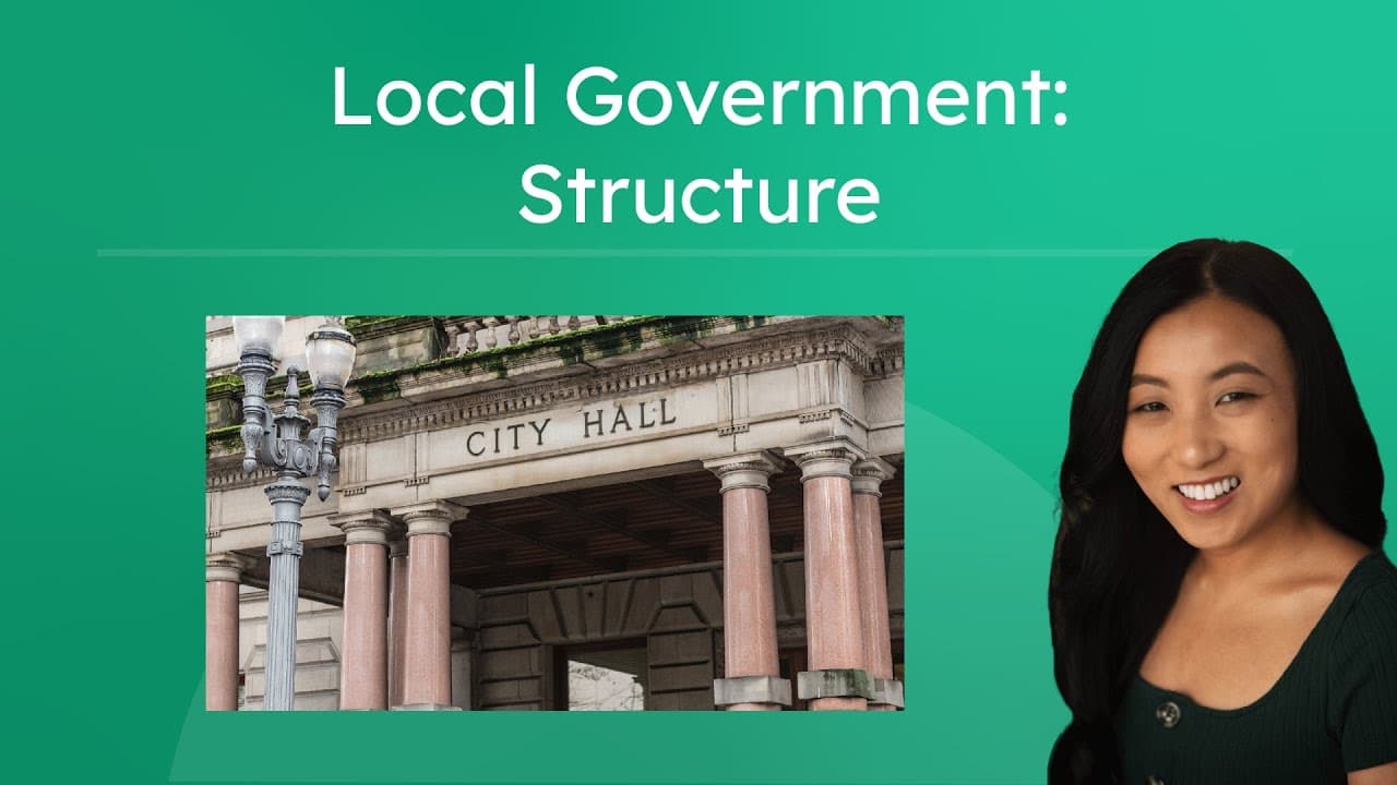 Understanding Local Government: Counties, Cities, and Towns
