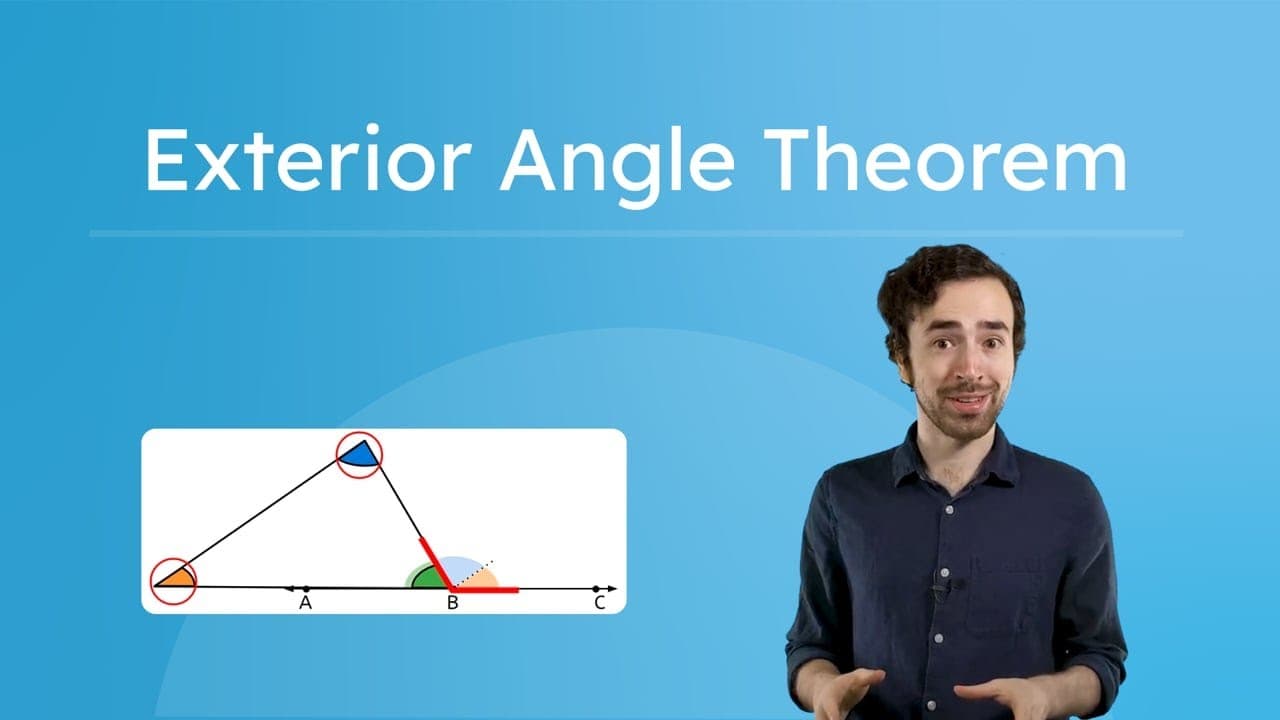 How to Use the Triangle Exterior Angle Theorem
