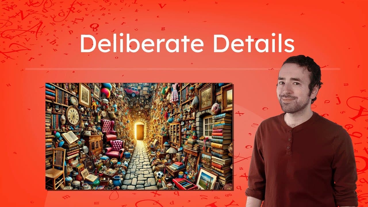 Creating Deliberate Details in Fiction