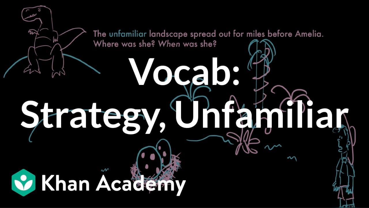 Learning Unfamiliar and Strategy Through Storytelling