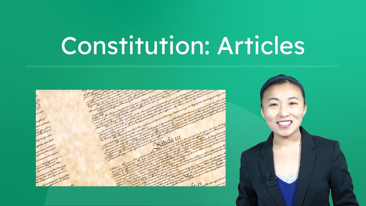 How the Constitution Separates and Balances Power