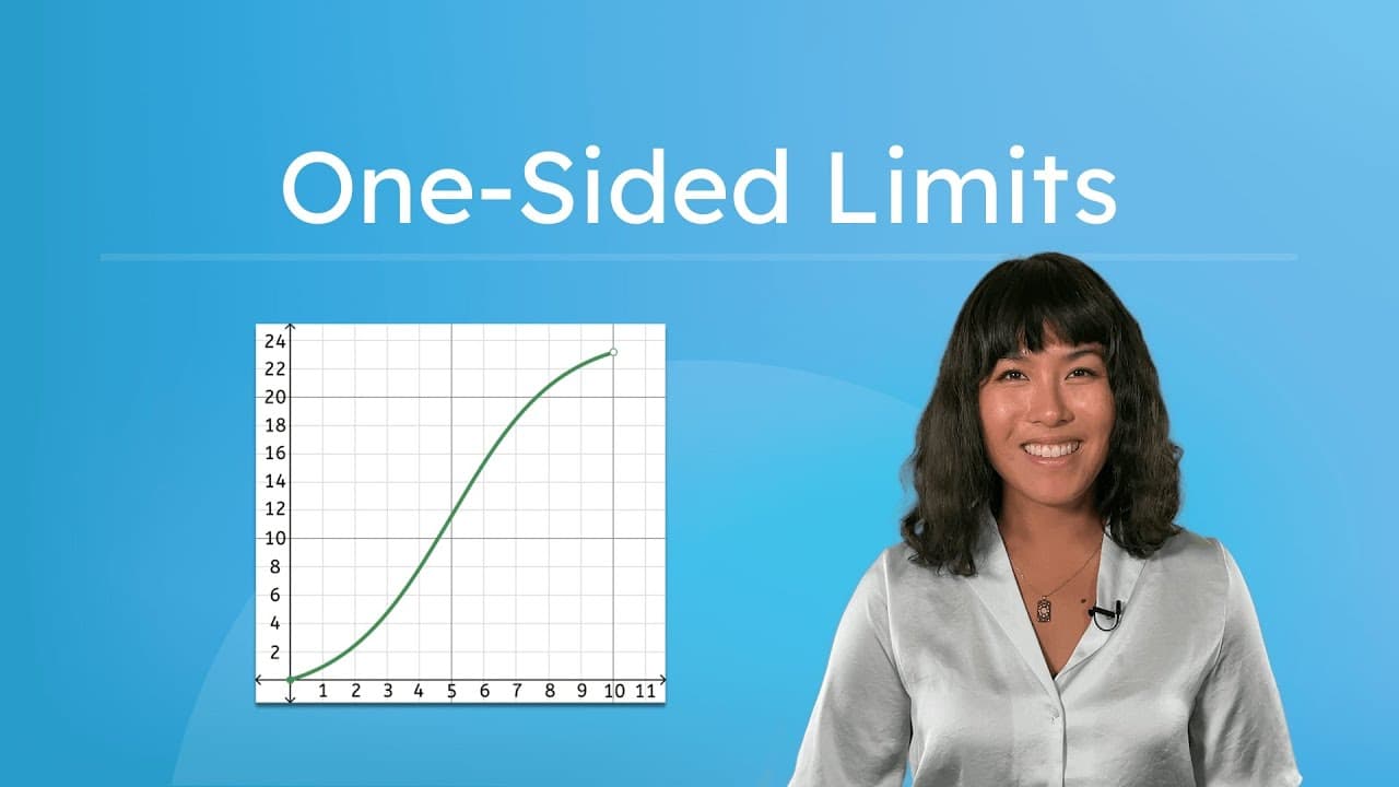 Understanding One-Sided Limits with Graphs and Piecewise Functions