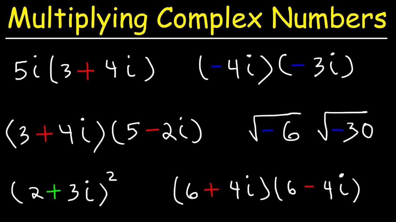 How To Multiply Complex Numbers