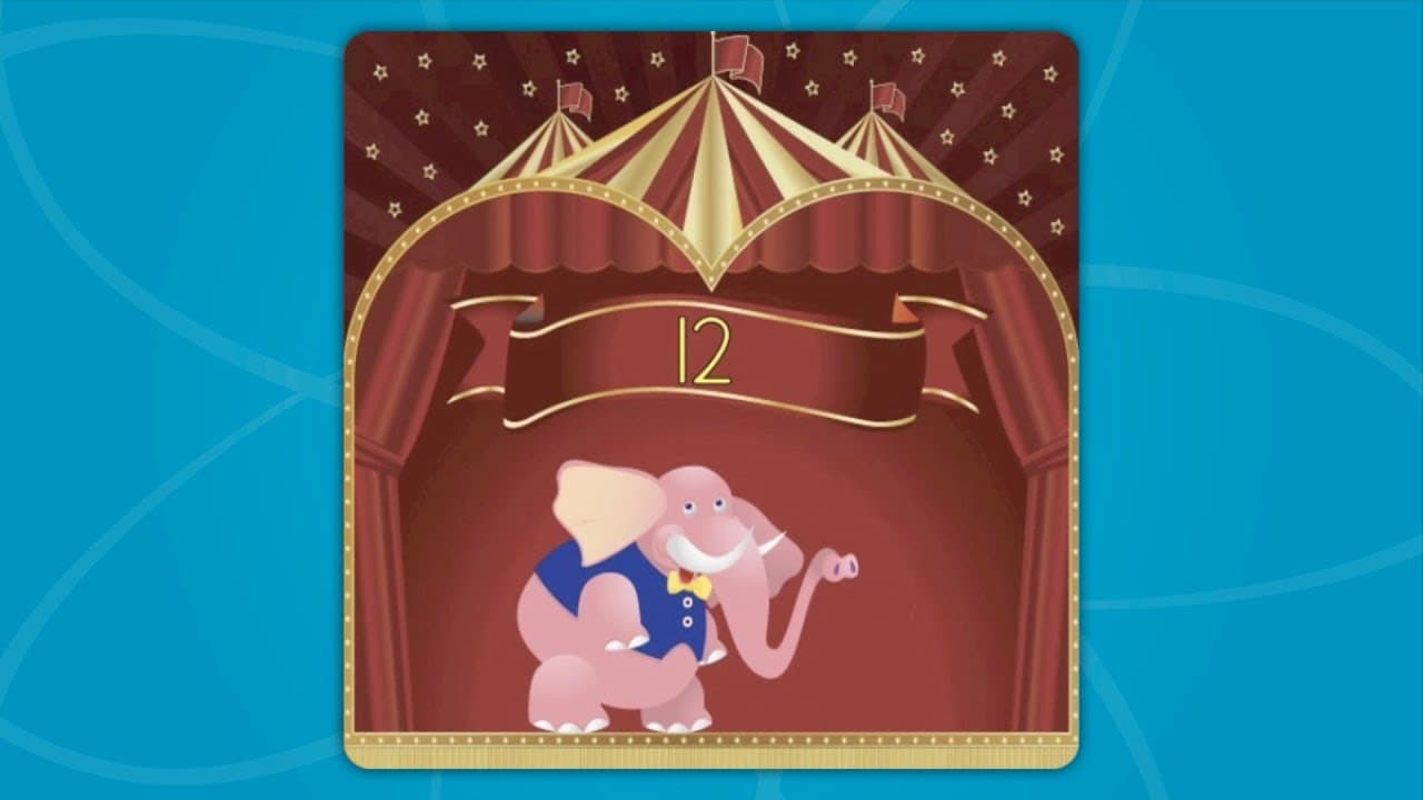 Skip Counting by 12s with the Circus Elephant
