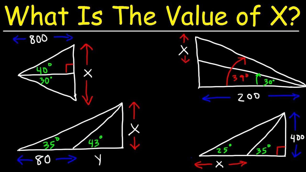 Solving Complex Problems with Two Right Triangles