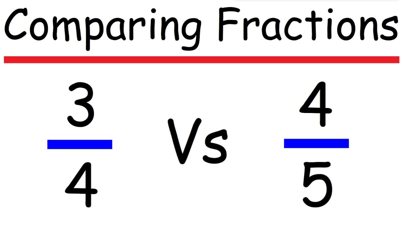 How to Compare Fractions with Different Denominators