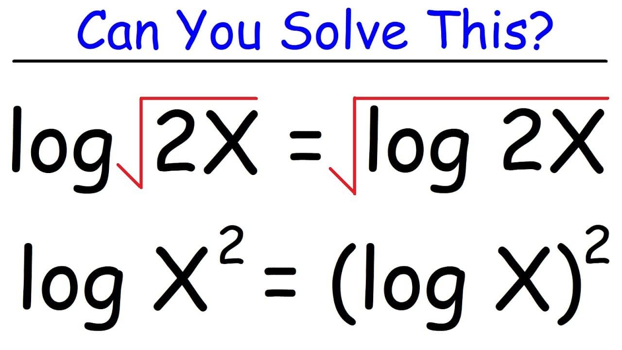 Solving Advanced Logarithmic Equations Using Substitution