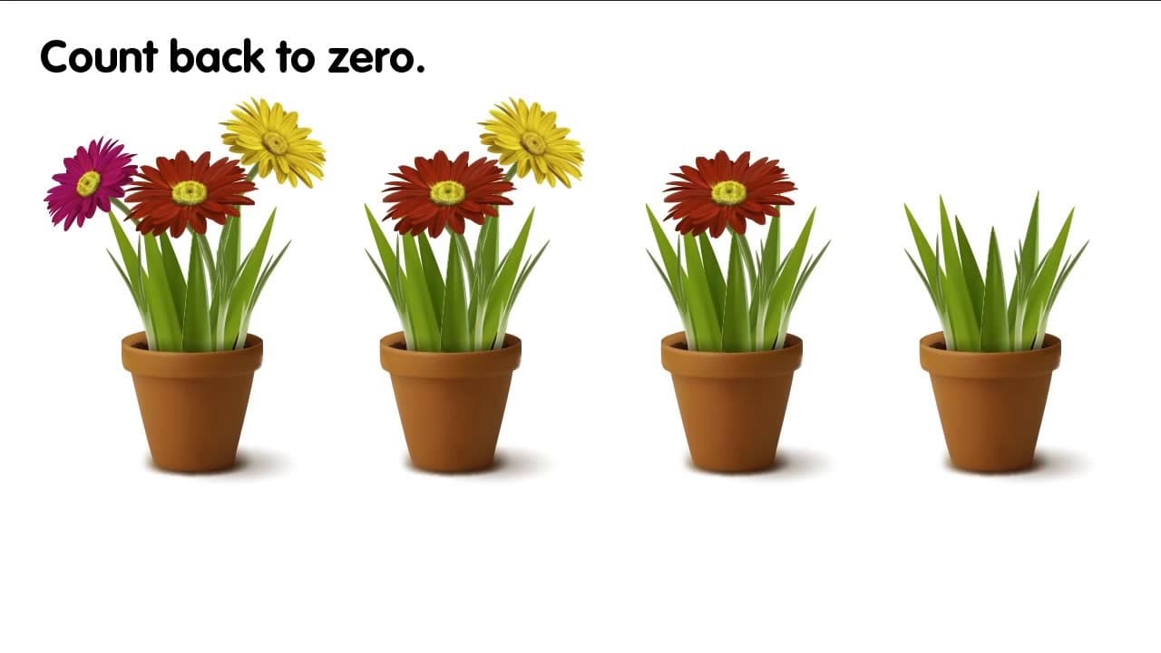 Learning to Count Backwards to Zero