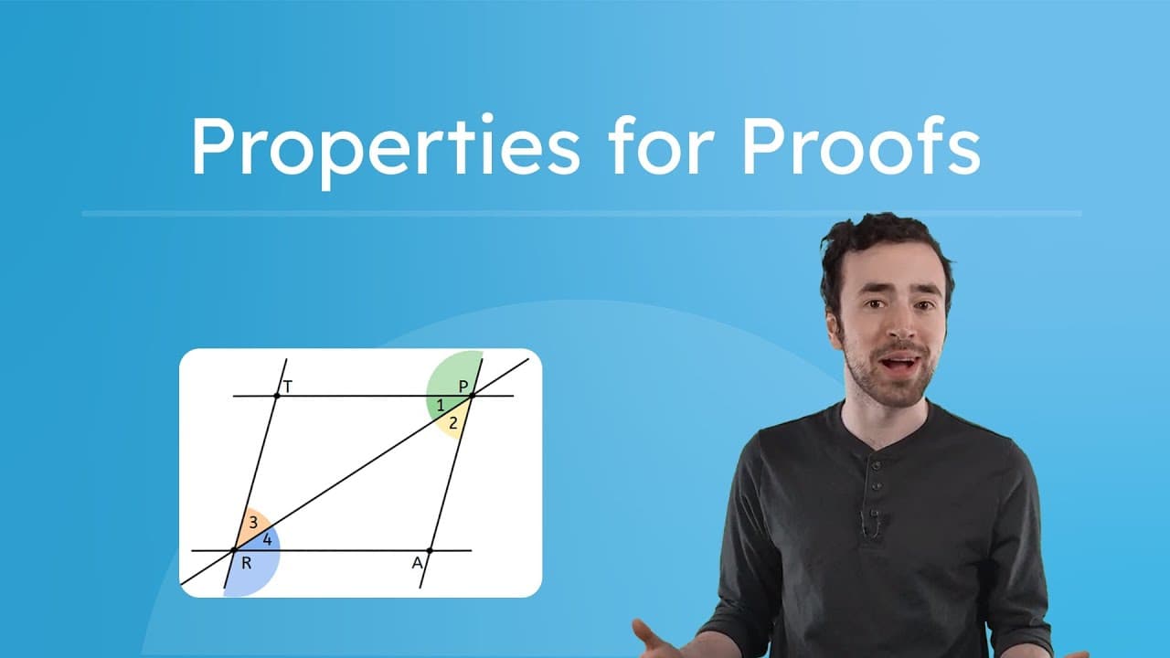 Using Properties and Theorems to Justify Geometric Proofs