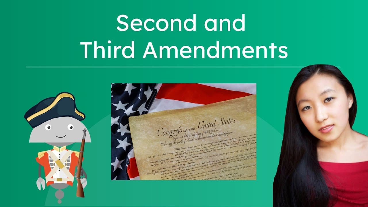 Exploring the Second and Third Amendments: Rights and Origins