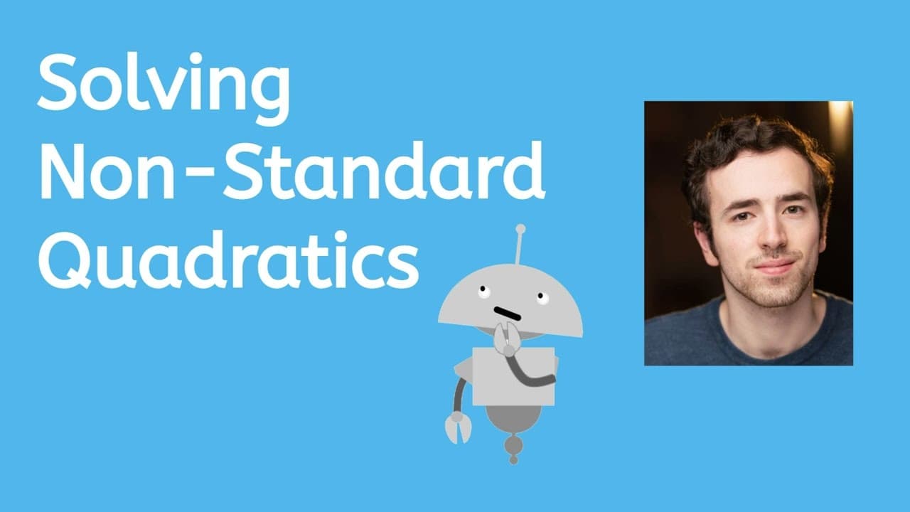 Solving Complex Quadratic Equations Using Simplification and Substitution
