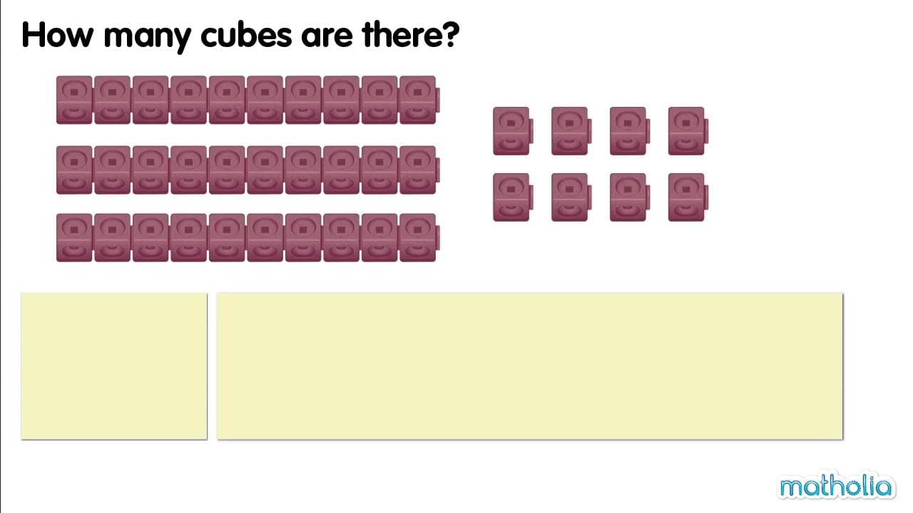 Counting Groups of Ten and Ones to 50