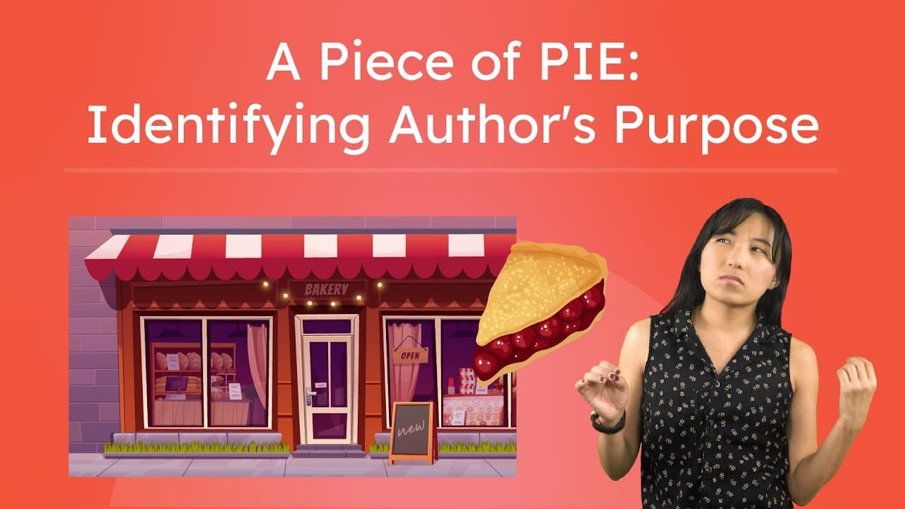 Easy as PIE: Identifying Author's Purpose in Nonfiction