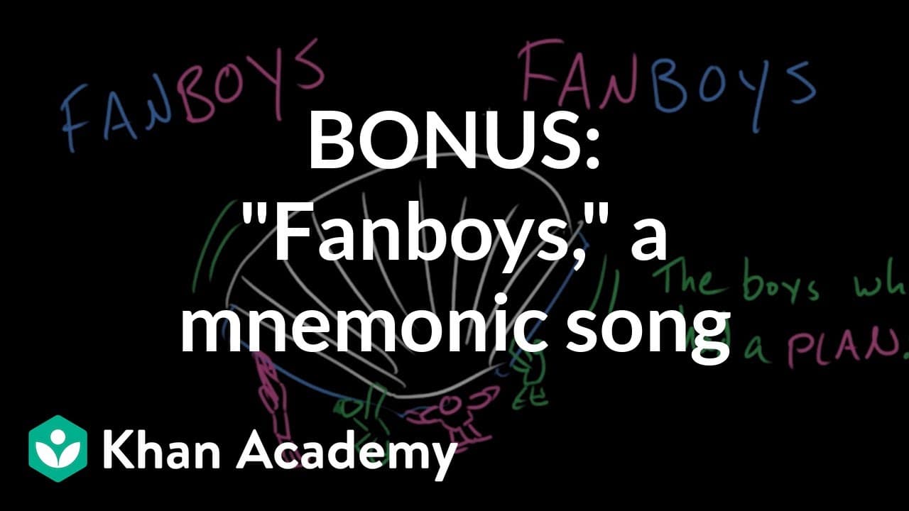 The FANBOYS Song: Mastering Coordinating Conjunctions