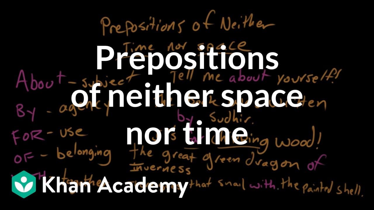 Understanding Abstract Prepositions: Agency, Purpose, and Belonging