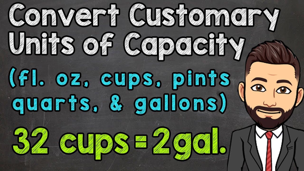 Mastering Capacity Conversions with the Big G Method