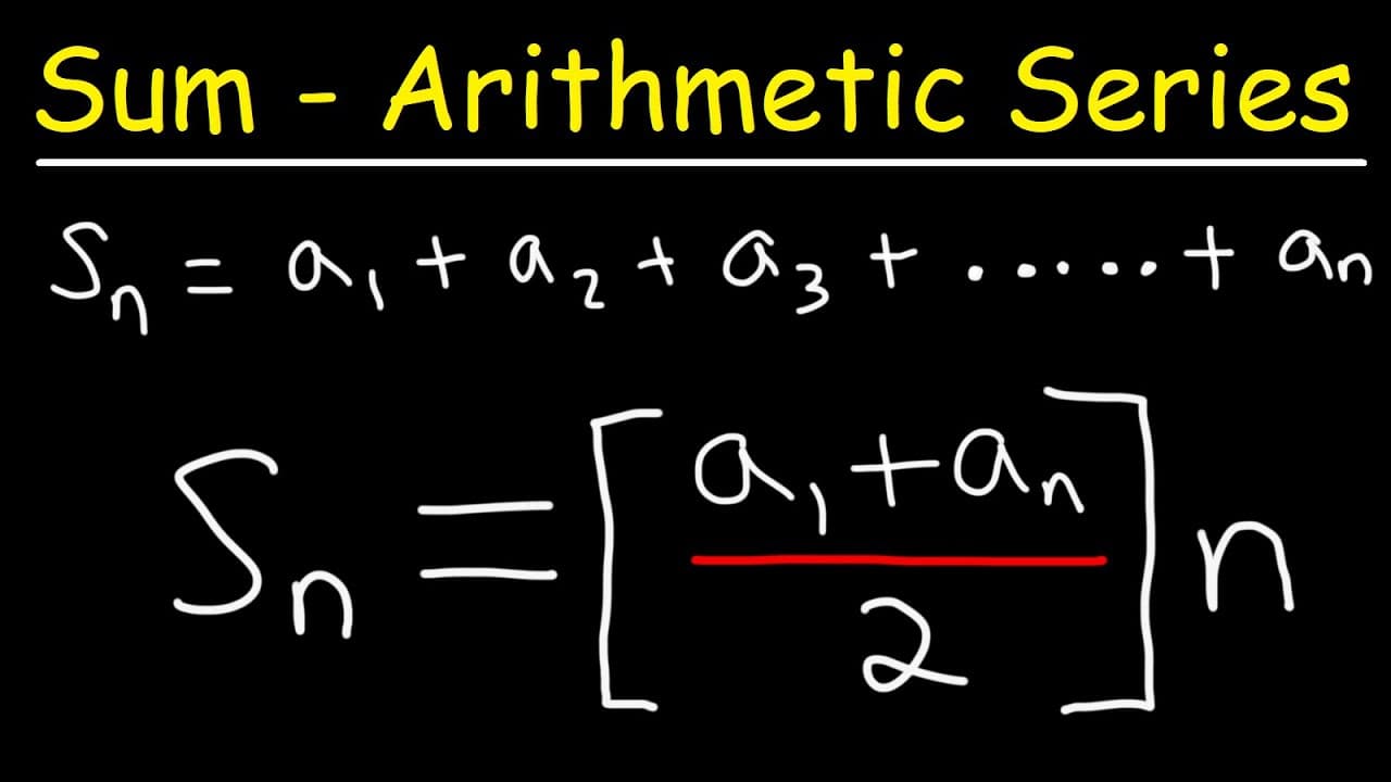 Proving the Sum of an Arithmetic Series Formula