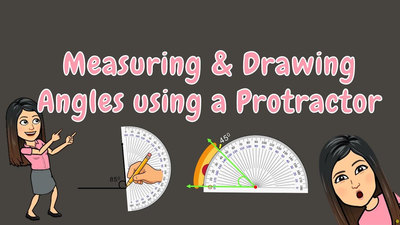 How to Measure and Draw Angles with a Protractor