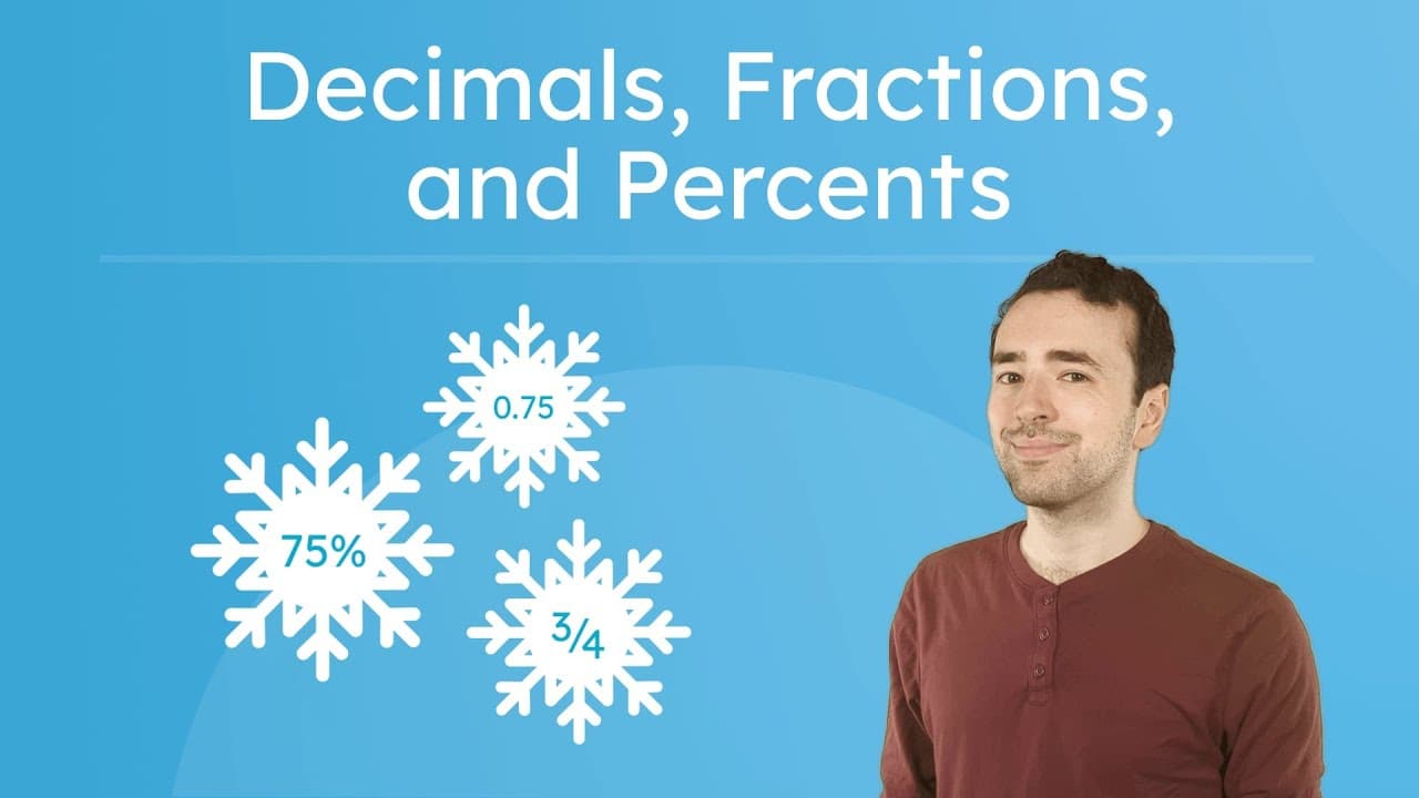 Connecting Fractions, Decimals, and Percents