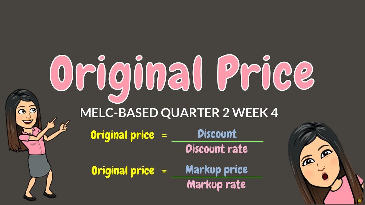 How to Calculate the Original Price from Discounts and Markups