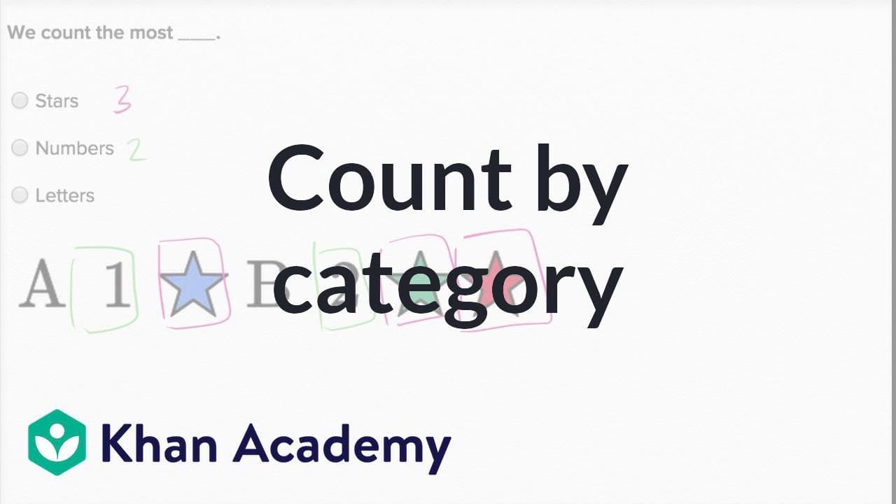 Sorting and Counting: Stars, Numbers, and Letters