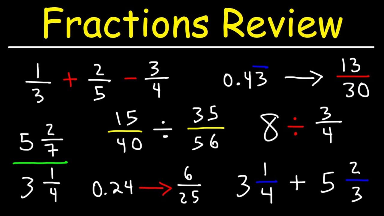 Mastering Fraction Operations: From Basics to Mixed Numbers